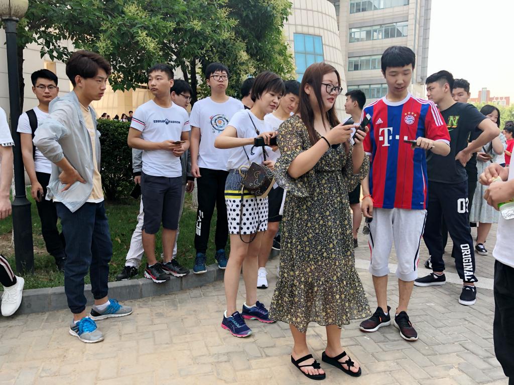 专升本无声演练现场